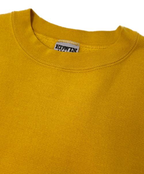EDWIN（エドウィン）EDWIN (エドウィン) クルーネックスウェット イエロー サイズ:XLの古着・服飾アイテム