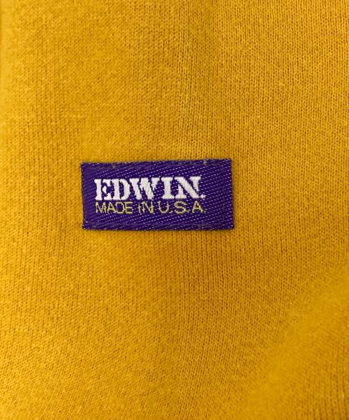 EDWIN（エドウィン）EDWIN (エドウィン) クルーネックスウェット イエロー サイズ:XLの古着・服飾アイテム