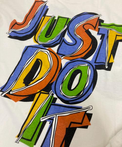 NIKE（ナイキ）NIKE (ナイキ) プリントTシャツ ホワイト サイズ:Lの古着・服飾アイテム