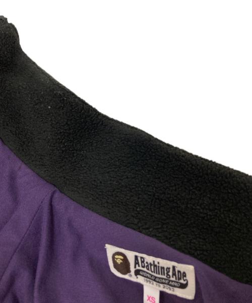 A BATHING APE（ア ベイシング エイプ）A BATHING APE (ア ベイシング エイプ) フリースジャケット ブラック サイズ:XSの古着・服飾アイテム