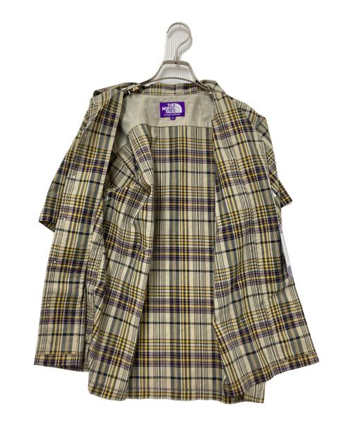 THE NORTHFACE PURPLELABEL（ザ・ノースフェイス パープルレーベル）THE NORTHFACE PURPLELABEL (ザ・ノースフェイス パープルレーベル) 半袖チェックシャツ イエロー サイズ:Sの古着・服飾アイテム