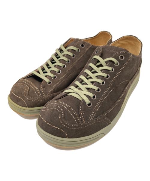 MEDIUM（ミディアム）MEDIUM (ミディアム) スエードスニーカー ブラウン サイズ:US:9.5の古着・服飾アイテム