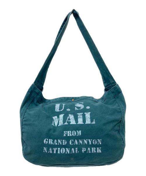 USED（ユーズド）USED (ユーズド) ニュースペーパーバッグ グリーン サイズ:下記参照の古着・服飾アイテム