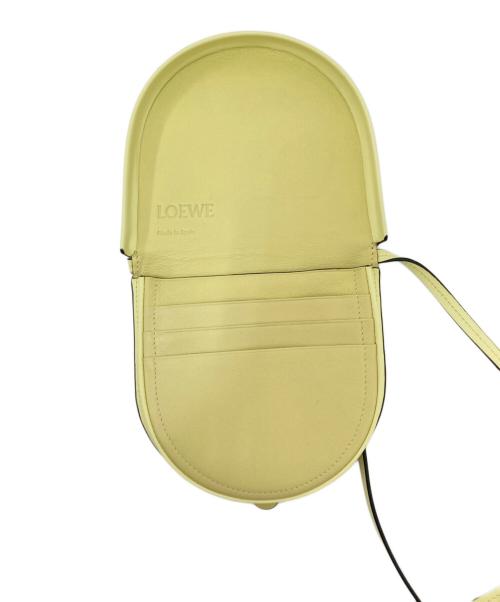 LOEWE（ロエベ）LOEWE (ロエベ) ヒールポーチ イエロー サイズ:下記参照の古着・服飾アイテム