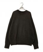 steinシュタイン）の古着「EX FINE LAMBS CREW NECK KNIT LS」｜ブラウン