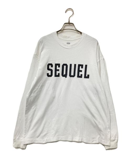 SEQUEL（シークエル）SEQUEL (シークエル) ロゴカットソー ホワイト サイズ:Lの古着・服飾アイテム