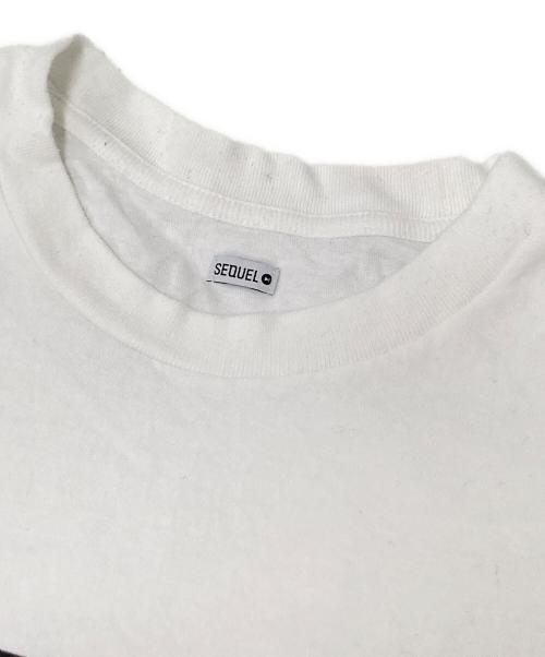 SEQUEL（シークエル）SEQUEL (シークエル) ロゴカットソー ホワイト サイズ:Lの古着・服飾アイテム