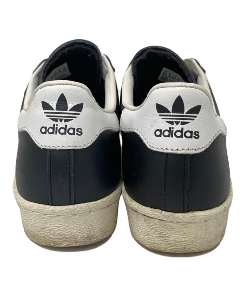 adidas（アディダス）adidas (アディダス) SUPER STAR 80s ブラック×ホワイト サイズ:26.5㎝の古着・服飾アイテム