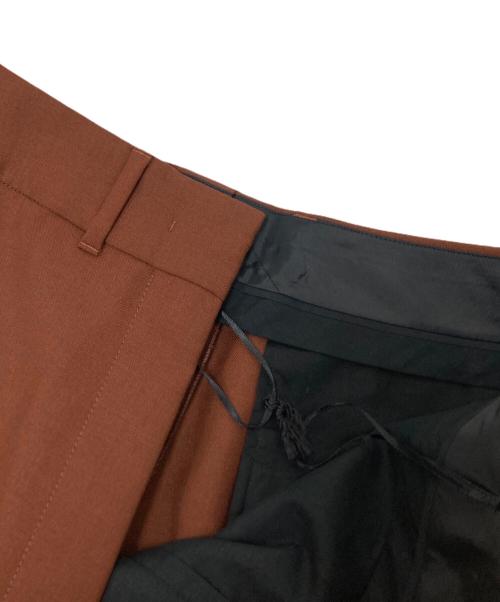 JIL SANDER（ジルサンダー）JIL SANDER (ジルサンダー) ウールモヘアワイドスラックス ブラウン サイズ:34の古着・服飾アイテム