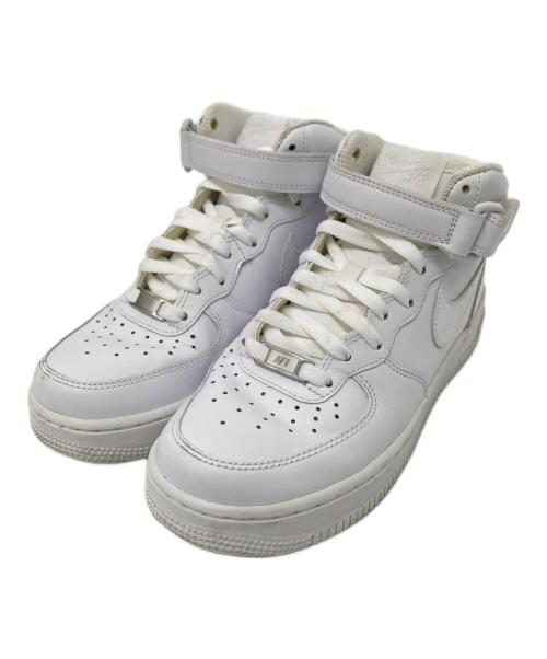 NIKE（ナイキ）NIKE (ナイキ) WMNS AIR FORCE 1 MID 07 LE ホワイト サイズ:24.0㎝の古着・服飾アイテム