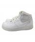 NIKE (ナイキ) WMNS AIR FORCE 1 MID 07 LE ホワイト サイズ:24.0㎝：4500円