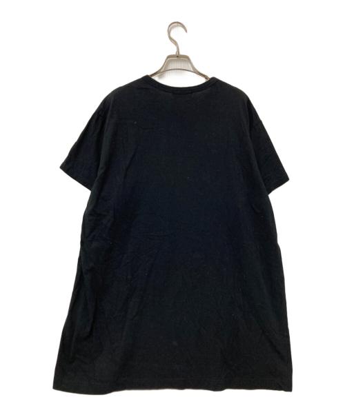 YOHJI YAMAMOTO（ヨウジヤマモト）YOHJI YAMAMOTO (ヨウジヤマモト) 変形ヘンリーネックカットソー ブラック サイズ:3の古着・服飾アイテム