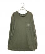 HARLEY-DAVIDSONハーレーダビッドソン）の古着「ロングスリーブカットソー」｜グリーン