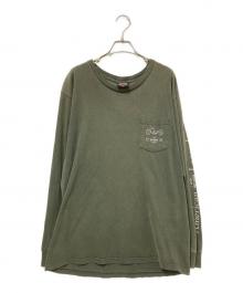 HARLEY-DAVIDSON（ハーレーダビッドソン）の古着「ロングスリーブカットソー」｜グリーン