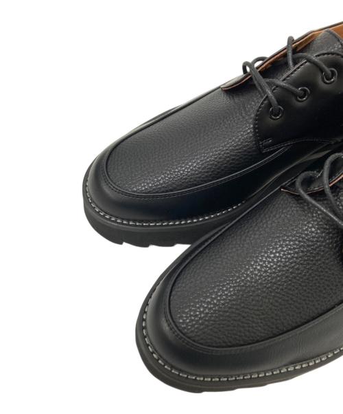 WYM LIDNM（ウィム バイ リドム）WYM LIDNM (ウィム バイ リドム) ハイソール プレーントゥシューズ ブラック サイズ:下記参照の古着・服飾アイテム