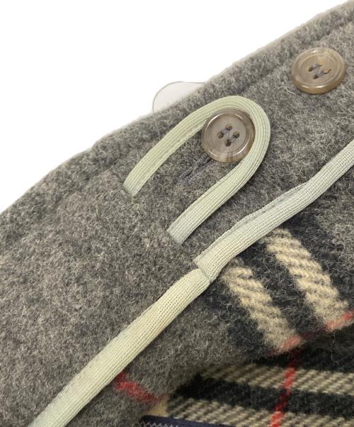 BURBERRY`S PRORSUM（バーバリープローサム）BURBERRY`S PRORSUM (バーバリープローサム) 裏地ノヴァチェックダッフルコート グレー サイズ:下記参照の古着・服飾アイテム