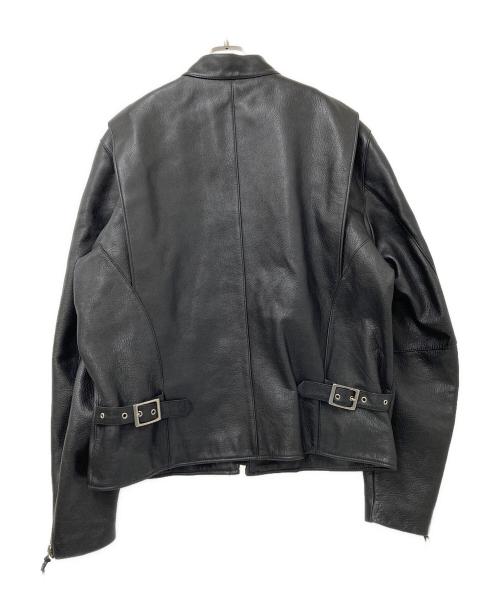 OUTLAW（アウトロー）OUTLAW (アウトロー) シングルレザージャケット ブラック サイズ:52の古着・服飾アイテム
