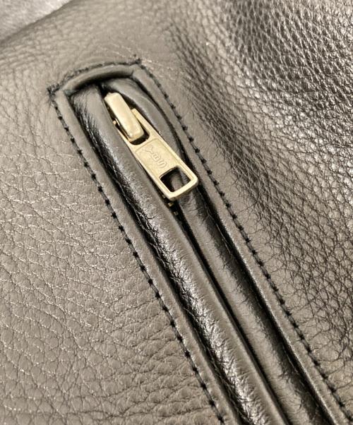 OUTLAW（アウトロー）OUTLAW (アウトロー) シングルレザージャケット ブラック サイズ:52の古着・服飾アイテム