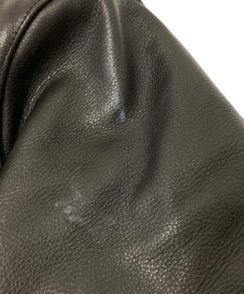 OUTLAW（アウトロー）OUTLAW (アウトロー) シングルレザージャケット ブラック サイズ:52の古着・服飾アイテム