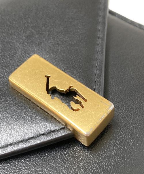 POLO BY RALPH LAUREN（ポロ バイ ラルフローレン）POLO BY RALPH LAUREN (ポロ バイ ラルフローレン) 3つ折り長財布 ブラック サイズ:下記参照の古着・服飾アイテム