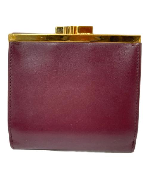 Cartier（カルティエ）Cartier (カルティエ) マストラインがま口二つ折り財布 ボルドー サイズ:下記参照の古着・服飾アイテム