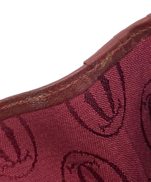 Cartier（カルティエ）Cartier (カルティエ) マストラインがま口二つ折り財布 ボルドー サイズ:下記参照の古着・服飾アイテム