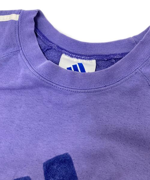 adidas（アディダス）adidas (アディダス) 90s刺繍スウェット パープル サイズ:下記参照の古着・服飾アイテム