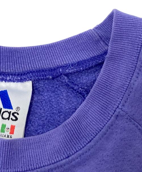 adidas（アディダス）adidas (アディダス) 90s刺繍スウェット パープル サイズ:下記参照の古着・服飾アイテム