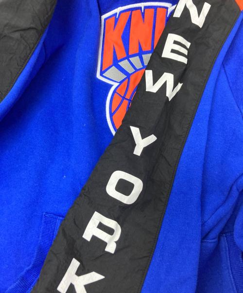 MITCHELL & NESS（ミッチェルアンドネス）MITCHELL & NESS (ミッチェルアンドネス) ワッペンパーカー ブルー サイズ:XLの古着・服飾アイテム