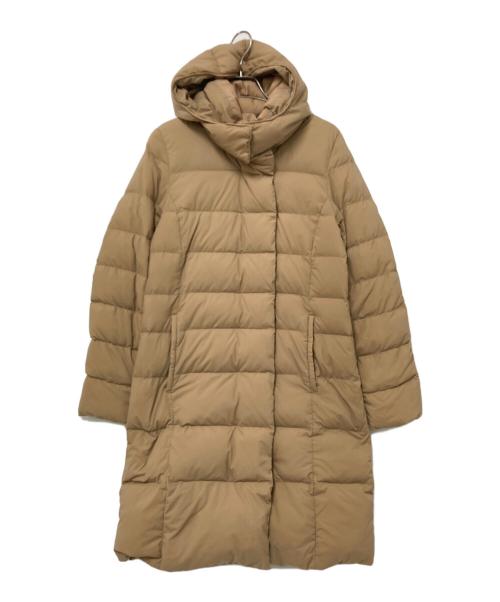 SHIPS（シップス）SHIPS (シップス) フードロングダウン ベージュ サイズ:36の古着・服飾アイテム