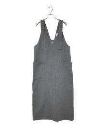 JOURNAL STANDARD relume（ジャーナルスタンダード レリューム）の古着「ヘリンボンジャンパースカート」｜グレー