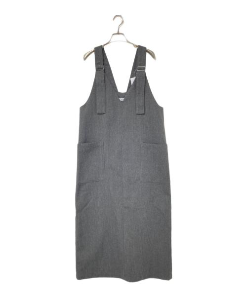 JOURNAL STANDARD relume（ジャーナルスタンダード レリューム）JOURNAL STANDARD relume (ジャーナルスタンダード レリューム) ヘリンボンジャンパースカート グレー サイズ:38 未使用品の古着・服飾アイテム