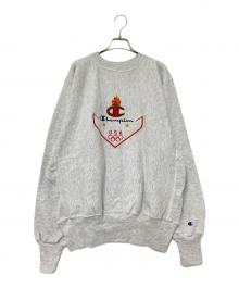 Champion REVERSE WEAVE（チャンピオン リバース ウィーブ）の古着「90‘sクルーネックスウェット」｜グレー