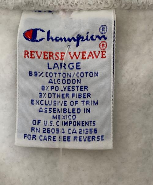 Champion REVERSE WEAVE（チャンピオン リバース ウィーブ）Champion REVERSE WEAVE (チャンピオン リバース ウィーブ) 90‘sクルーネックスウェット グレー サイズ:Lの古着・服飾アイテム