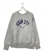 Championチャンピオン）の古着「80‘Sクルーネックスウェット」｜グレー×ネイビー