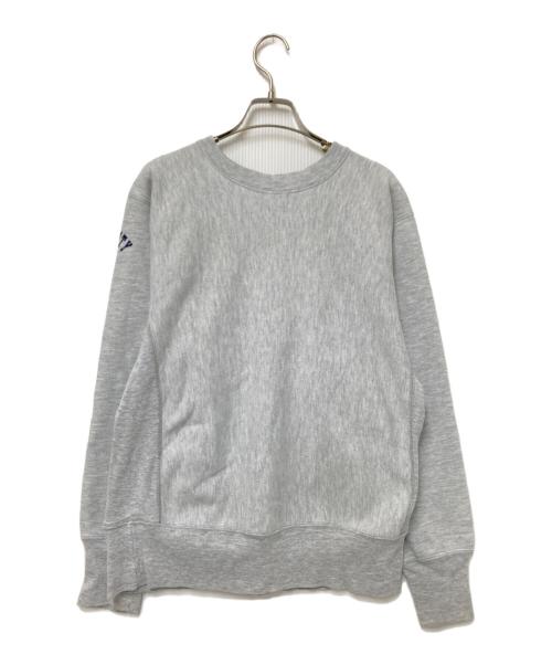 Champion（チャンピオン）Champion (チャンピオン) 80‘Sクルーネックスウェット グレー×ネイビー サイズ:Mの古着・服飾アイテム