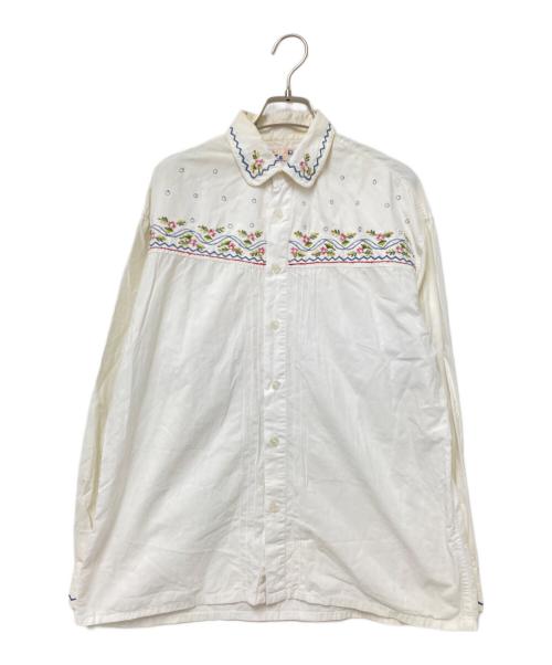 ST.BARBARA（バルバラ）ST.BARBARA (バルバラ) エンブロイダリーシャツ ホワイト サイズ:下記参照の古着・服飾アイテム