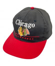 TWINS ENTER PRISE（ツインズ エンタープライズ）の古着「刺繍キャップ」｜ブラック×レッド