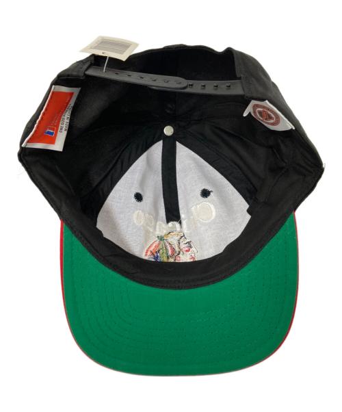 TWINS ENTER PRISE（ツインズ エンタープライズ）TWINS ENTER PRISE (ツインズ エンタープライズ) 刺繍キャップ ブラック×レッド サイズ:下記参照の古着・服飾アイテム