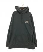 SEQUELシークエル）の古着「ラグランプルオーバーパーカー」｜ブラック×ホワイト