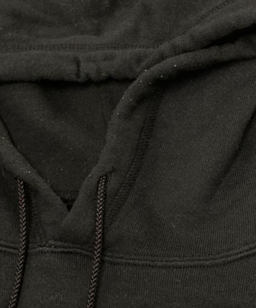 SEQUEL（シークエル）SEQUEL (シークエル) ラグランプルオーバーパーカー ブラック×ホワイト サイズ:Lの古着・服飾アイテム