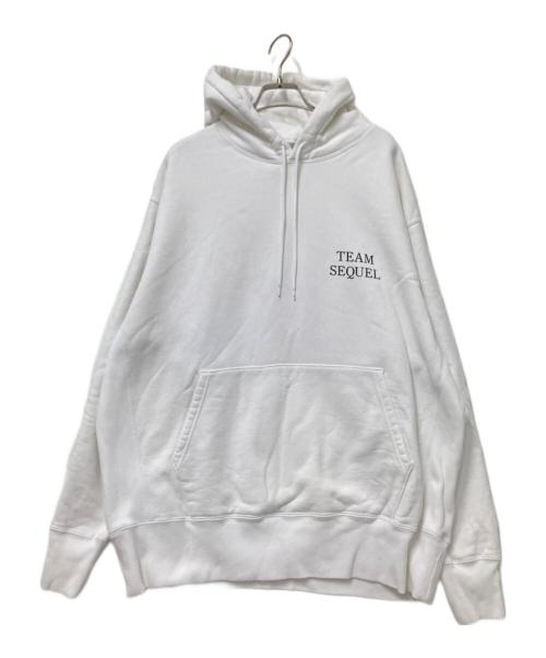 SEQUEL（シークエル）SEQUEL (シークエル) Wendy`s プルオーバーパーカー ホワイト サイズ:Lの古着・服飾アイテム