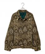 glambグラム）の古着「Gobelin Blouson」｜イエロー×グリーン