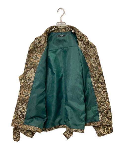 glamb（グラム）glamb (グラム) Gobelin Blouson イエロー×グリーン サイズ:Lの古着・服飾アイテム