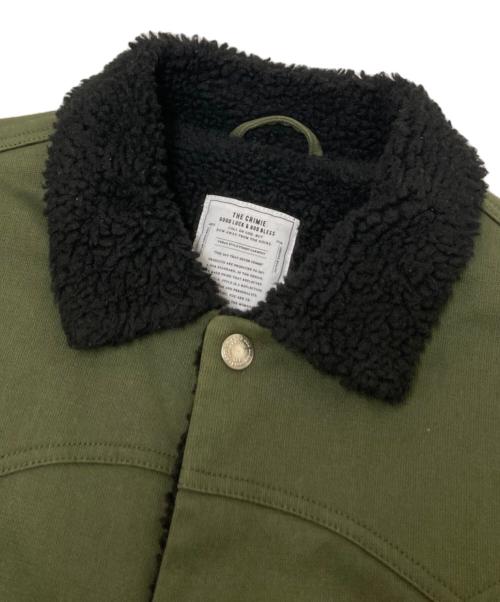 THE CRIMIE（ザ クライミー）THE CRIMIE (ザ クライミー) BOBBY 2 BOA JACKET グリーン×ブラック サイズ:XLの古着・服飾アイテム