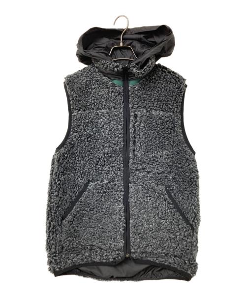 sacai（サカイ）sacai (サカイ) リバーシブルフリースベスト ブラック×グレー サイズ:2の古着・服飾アイテム