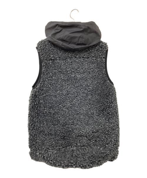 sacai（サカイ）sacai (サカイ) リバーシブルフリースベスト ブラック×グレー サイズ:2の古着・服飾アイテム