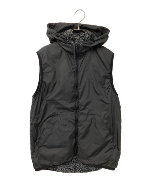 sacai（サカイ）sacai (サカイ) リバーシブルフリースベスト ブラック×グレー サイズ:2の古着・服飾アイテム