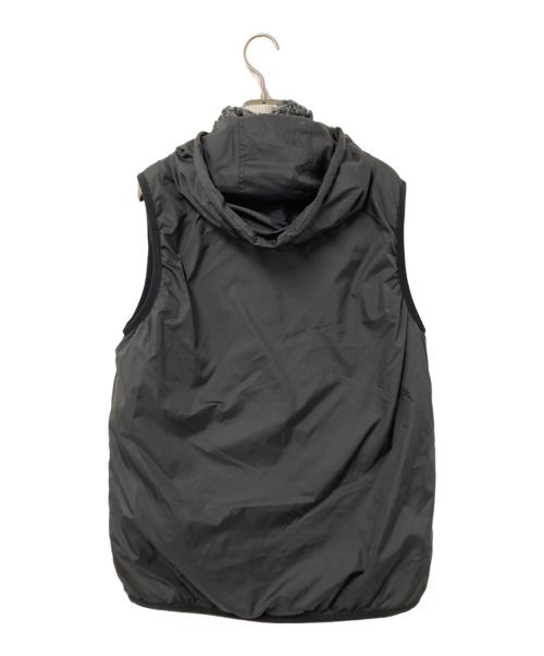 sacai（サカイ）sacai (サカイ) リバーシブルフリースベスト ブラック×グレー サイズ:2の古着・服飾アイテム