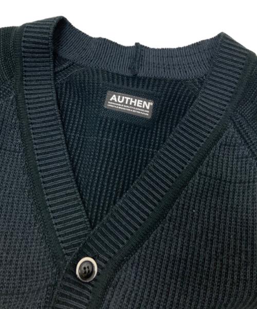 AUTHEN（オーセン）AUTHEN (オーセン) カーディガン ブラック サイズ:Mの古着・服飾アイテム